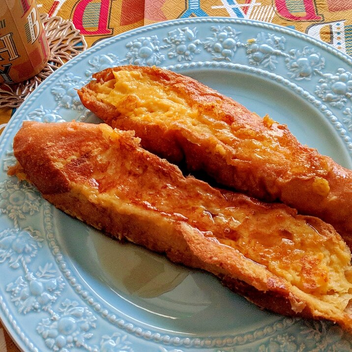 しっかり染み込む バタールのフレンチトースト レシピ 作り方 By No Dish No Life 楽天レシピ